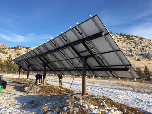 60 panel solar array by onsite energy of bozeman, mt