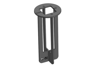 pole insert for lifting bracket fits 4 inch poles