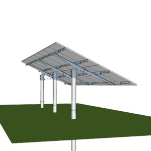 ground mount drawing back