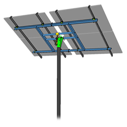 pole mount for 4 solar panels