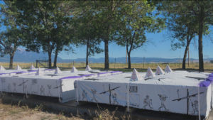 packages solar mounts ready to ship