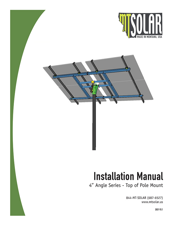 cover of 4 inch angle installation manual