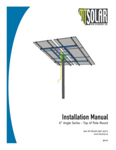 cover of installation manual 6 inch