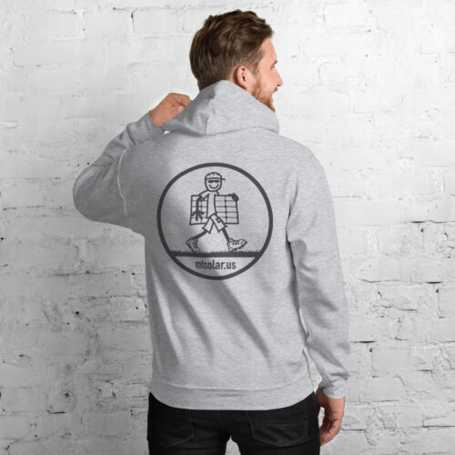 Hoodie Sweatshirt- Adventure Series Fishing off a Bench - Image 6