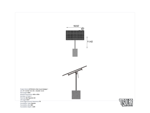 MTSOLAR_Pole mount design 1 - Image 5
