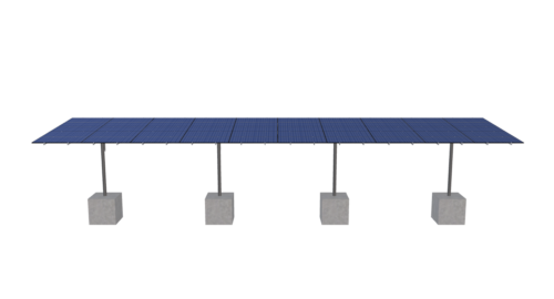 Siskin Hospital Carport - 5x10 - V1Jb - Image 2