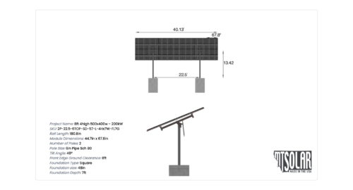 8ft 4high 500x400w - 200kW - Image 5