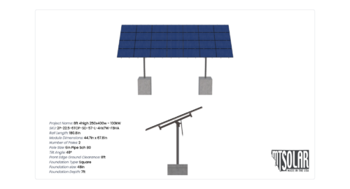 8ft 4high 250x400w - 100kW - Image 5