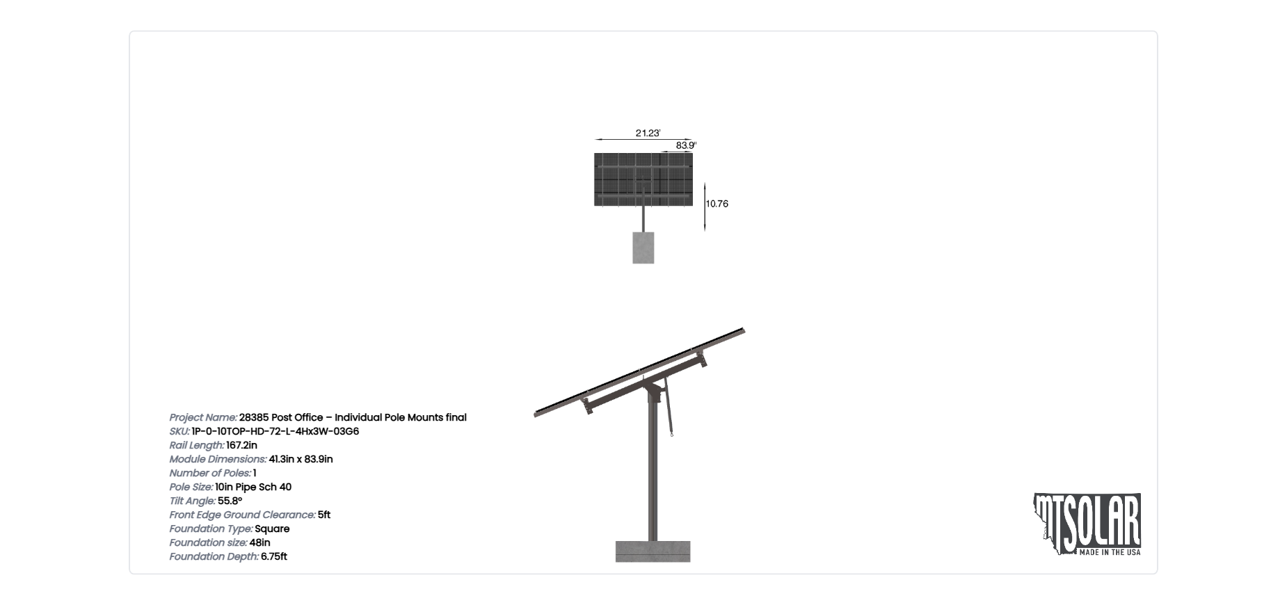 28385 Post Office – Individual Pole Mounts final - Image 5