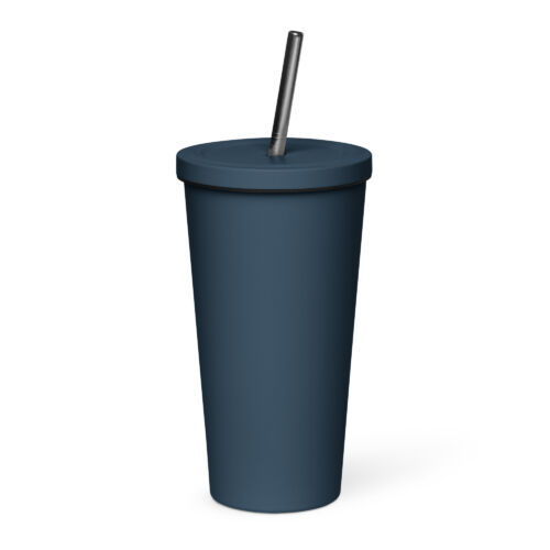Insulated tumbler with a straw - Image 4