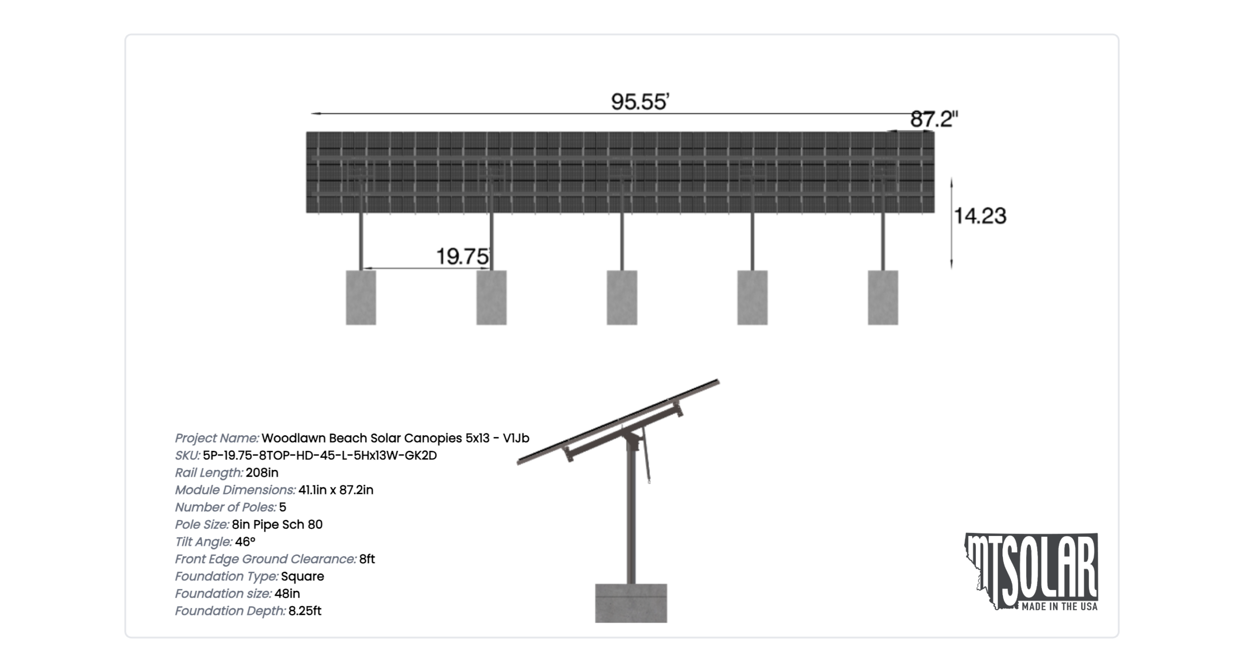 Woodlawn Beach Solar Canopies 5x13 - V1Jb - Image 5