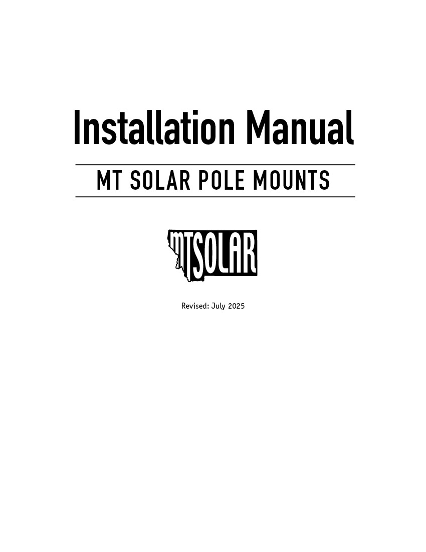 mt solar installation manual cover