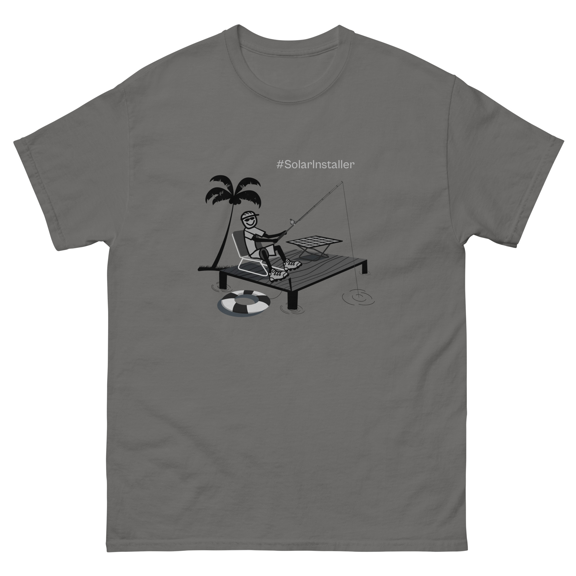 Fishing On a Dock Adventure Series T-Shirt - Image 2