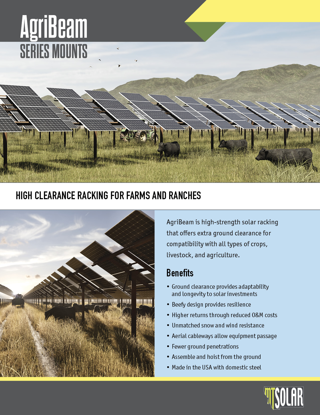 thumbnail of flyer for agribeam series mounts