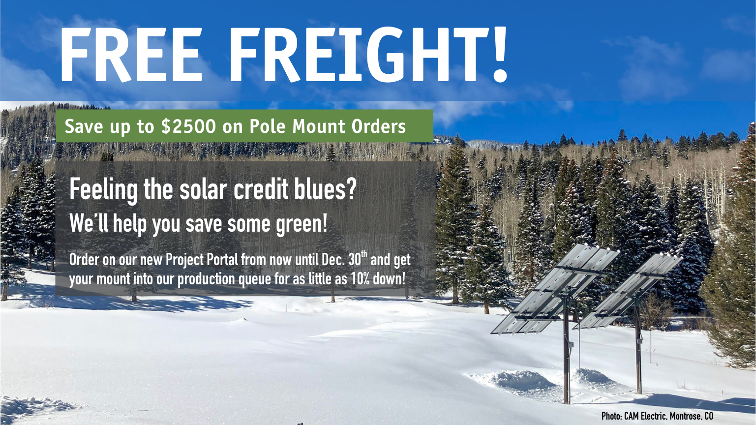 free freight offer