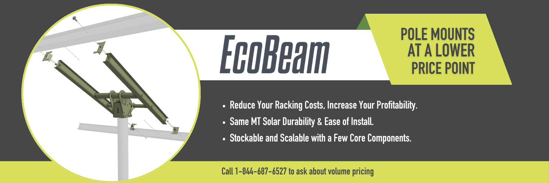 ecobeam pole mounts lower the price for pole mounts